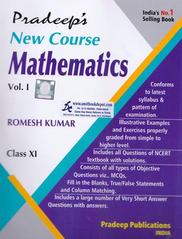 Pradeep New Course Mathematics (Set of Two Volumes) for Class 11th