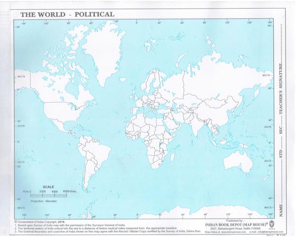 Map The World Political