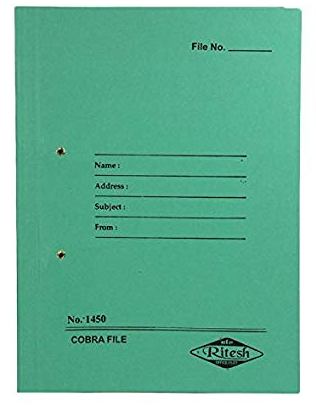 Cobra File Without Lamination