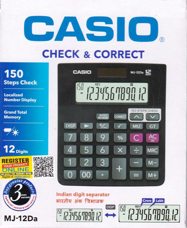 Casio Calculator MJ-120D