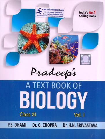 Pradeep A Text Book of Biology (Set of Two Volumes) for Class 11th