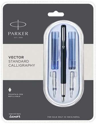 Parker Vector Standard Calligraphy Refillable Fountain Pen