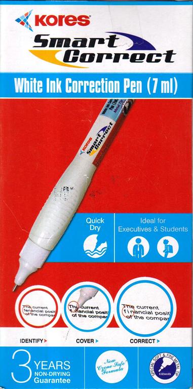 Kores White Ink Correction Pen 7ml