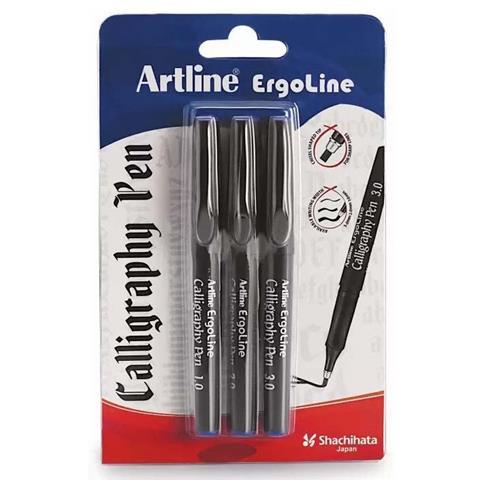 Artline Ergoline Calligraphy Pen (Set of 3 Pens)