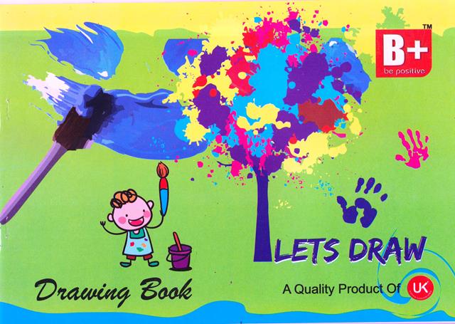 Be Positive Drawing Book 40 Pages