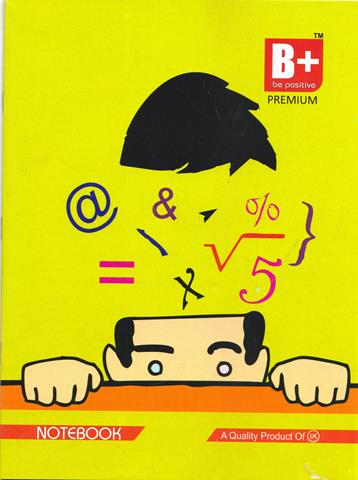 Be Positive Premium Hindi Notebook 72 Pages (Size 24x18 cm)