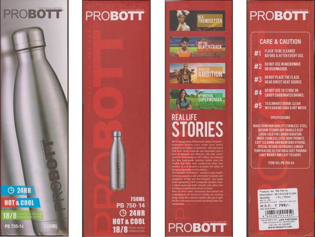 PROBOTT Vacuum Flask 750ml