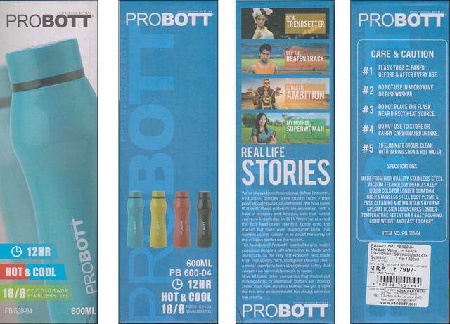 PROBOTT Vacuum Flask  600ml