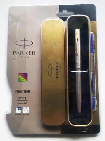 Parker Frontier Steel Refillable Roller Pen