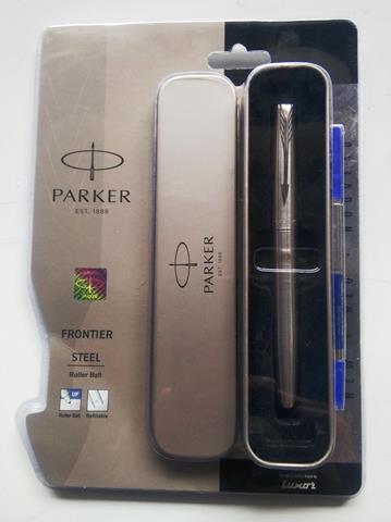 Parker Frontier Steel Refillable Roller Pen