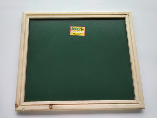 Jocky Slate (Green and White) (Size 9.4x11.41 cm)