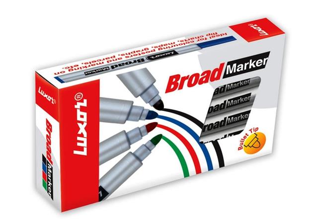 Luxor Colourful Broad Marker