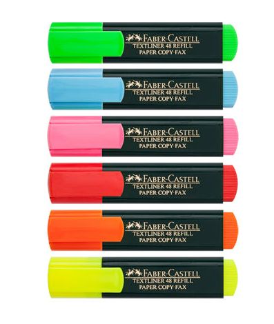 Faber Castell Textliner 48 Refill Paper Copy Fax Highlighter