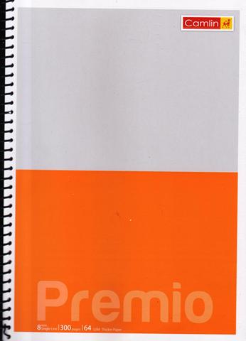 Camlin Premio 5 Subject A4 Spiral Notebook 300 Pages