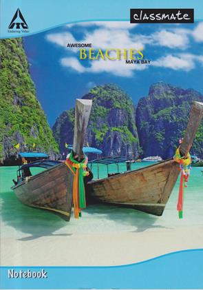 Classmate Fair Notebook 84 Pages Rs 30/- (Size 29.7x21 cm)