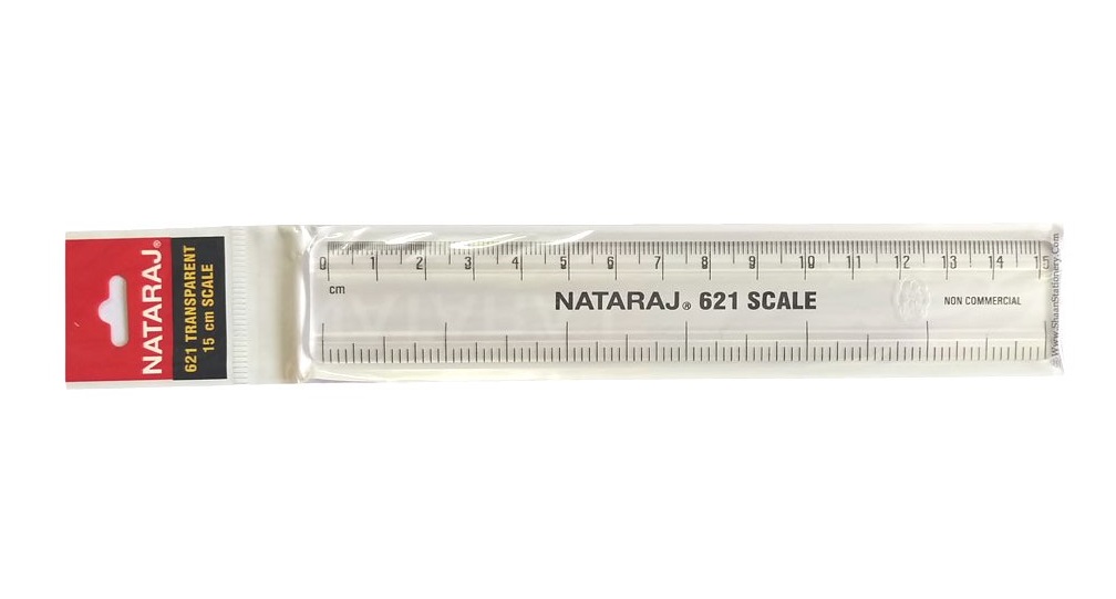 Nataraj 621 Transparent Scale (15 cm)