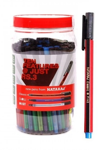 Nataraj Blue Ball Pen-Pack of 100
