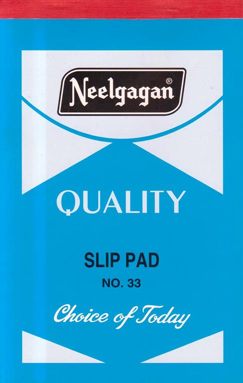 Neelgagan/Hobby Slip Pad No 33