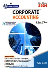 Final Touch Corporate Accounting BCom 2nd Semester PU Chandigarh