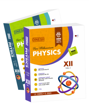 Dinesh New Millennium Physics for Class 12th (Set of Two Volumes) With Complete solutions