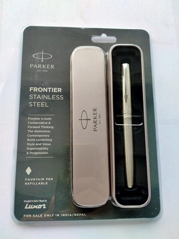 Parker Frontier Stainless Steel Fountain Pen