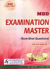 MBD Examination Master Economics  BA 5th Semester PU (Hindi Medium)