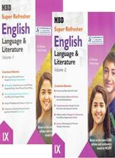 MBD Super Refresher English Language and Literature Class 9th  (Set 2 Volume)