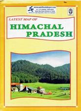 Latest Political Foldable Map Book of Himachal Pradesh