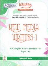 Kailash New Media Writing 1 Semester 3 Paper 11 PU Chandigarh