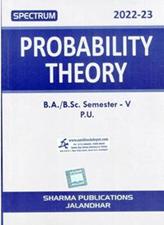 Spectrum Probability Theory BA and BSc 5th Semester PU Chandigarh