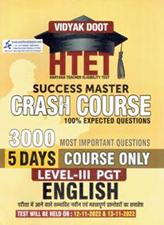 HTET Success Master Crash Course Level 3 PGT English