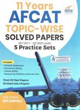 Disha AFCAT 11 Year Wise 2011-2022 Solved Papers with 5 Practice Sets