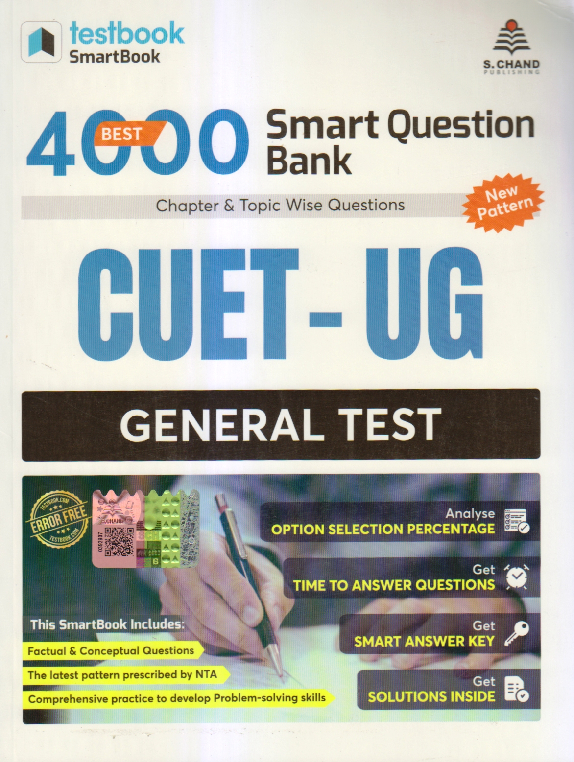 CUET UG General Test 4000 Smart Question Bank ( Chapter wise And Topic Wise Questions )