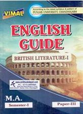 Vimal English Guide British Literature 1 MA 1st Sem Paper 3 PU (NEW)