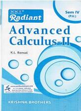 Radiant Advanced Calculus-1 BA/BSC 3rd Sem PU