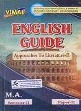 Vimal English Guide Approaches to Literature 2 MA 2nd Sem Paper 2  PU Chandigarh