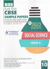 MBD Sure Shot CBSE Sample Papers Social Science Term 2 for Class 10th