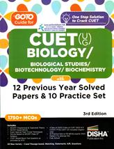 Goto guide for cuet ug biology 3rd edition 12 previous year solved paper