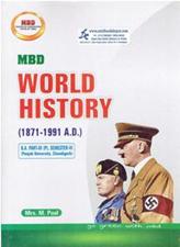 MBD World History (1871-1991 A.D.) BA 6th Semester PU (Punjabi Medium)