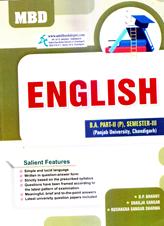 MBD English Guide BA 3rd Sem PU (Punjabi Medium)