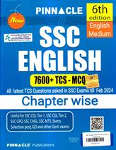 Pinnacle SSC English Chapterwise 7600+ TCS-MCQ 5rd EditonTill Feb 2023 (English Medium)