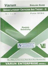 Varun English Guide Indian Literary Criticism and Theory 2 MA 4th Semester Paper 17 (1)